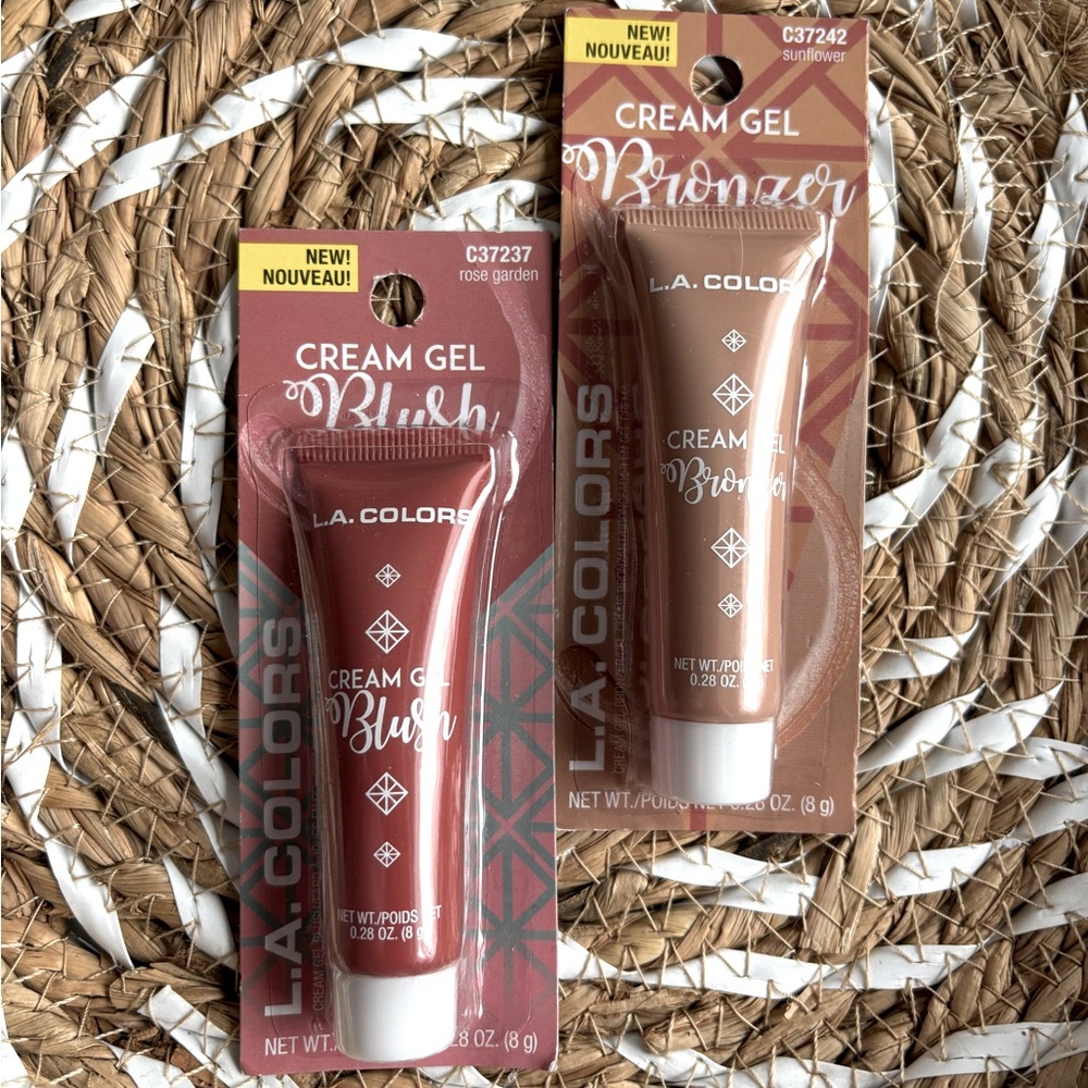 L.A. Colors Cream Gel Blush and Bronzer Set
